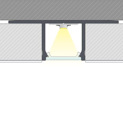profile do LED pod kafle lub pod płytę GK