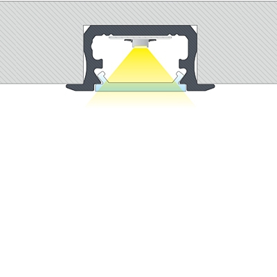profile do LED wpuszczane